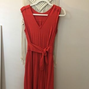 Burnt orange soft dress from Anthropology